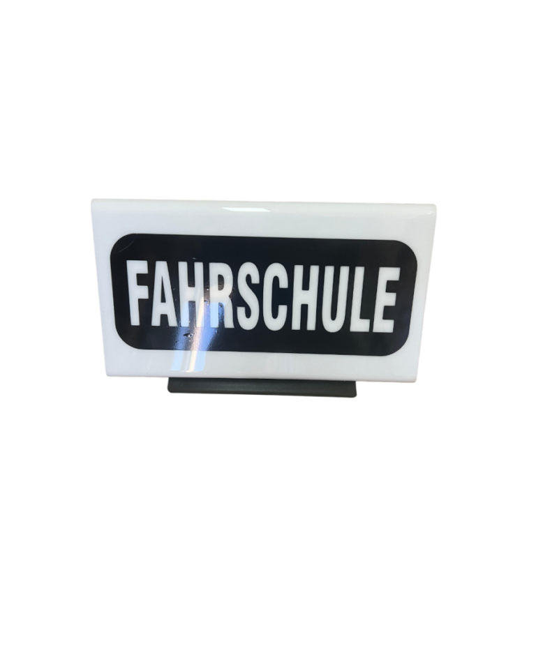 Fahrschulelampe mit Magnet